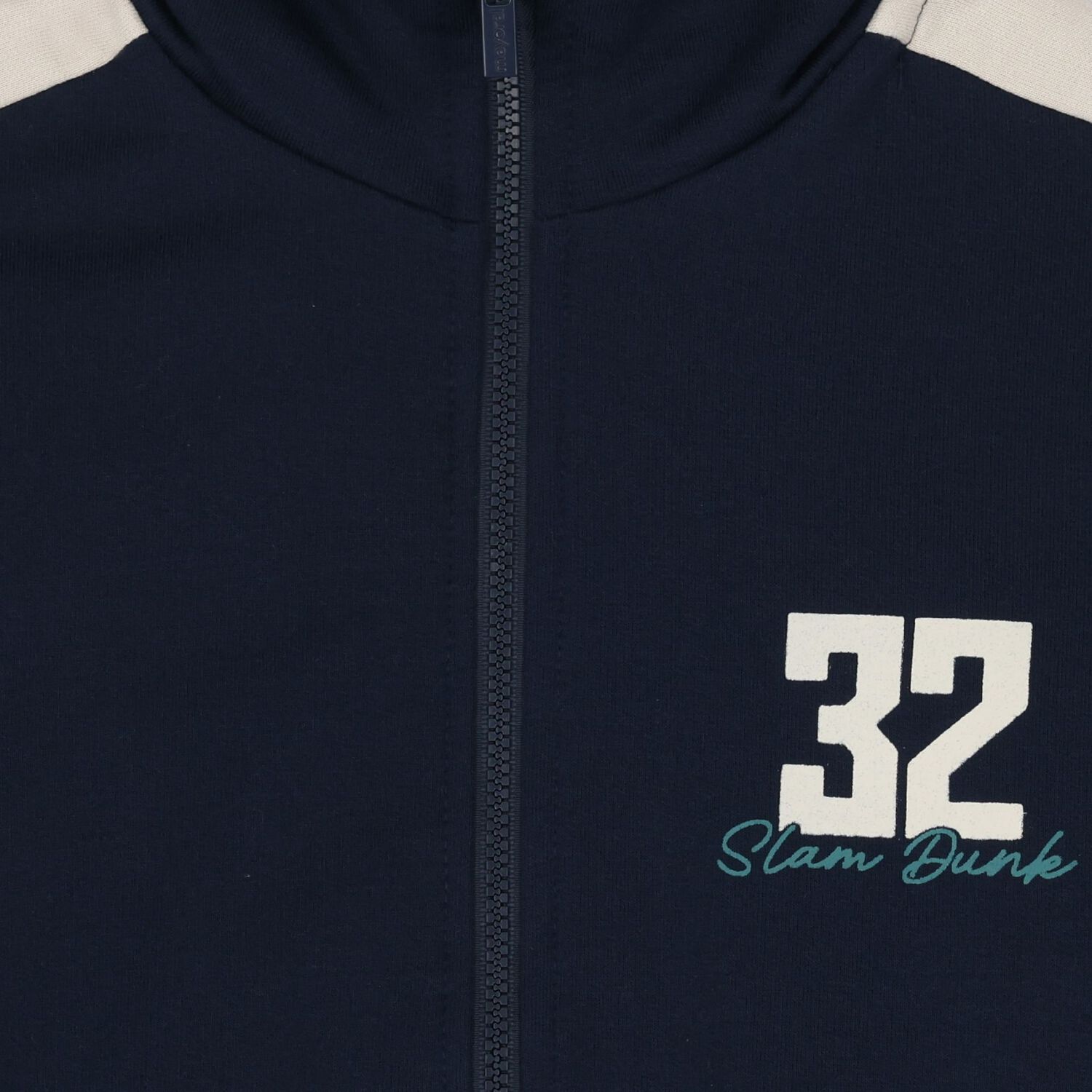 Boys Green & Navy Blue Tracksuit Set ( 3 Piece ), 1, hi-res