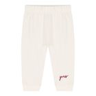 Baby Boys Ivory Logo Tracksuit Set, 2, hi-res