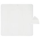 Baby Boys White & Blue Embroidered Blanket & Hat Set, 1, hi-res