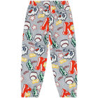 Boys Grey Varsity Tiger Logo Joggers, 1, hi-res