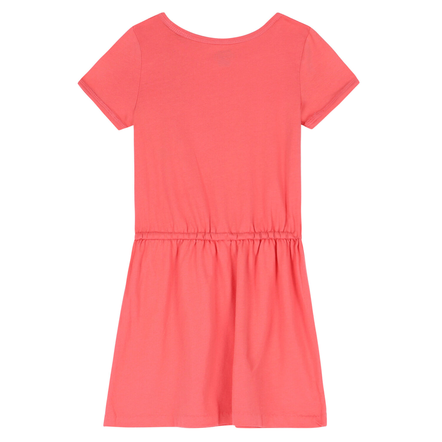 Girls Pink Logo Dress, 1, hi-res