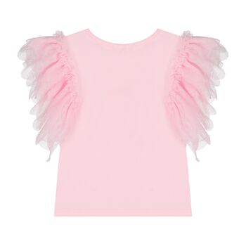 Girls Pink 7th Birthday T-Shirt