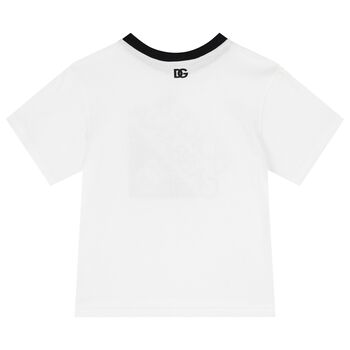 Boys White Logo T-Shirt