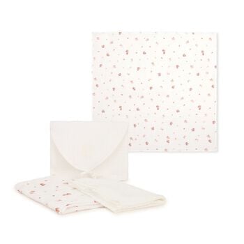 Baby Girls Ivory Floral Gift Set