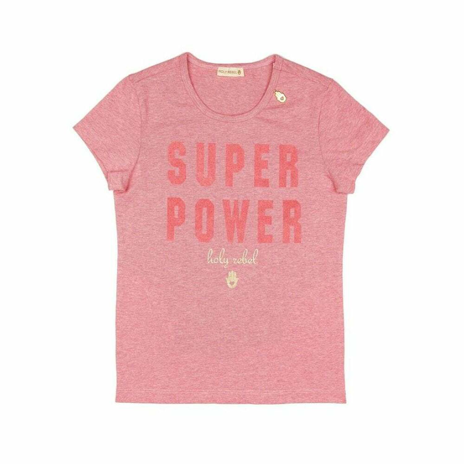 Girls Pink Slogan T-Shirt, 1, hi-res image number null