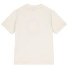 Girls Ivory Logo T-Shirt, 2, hi-res