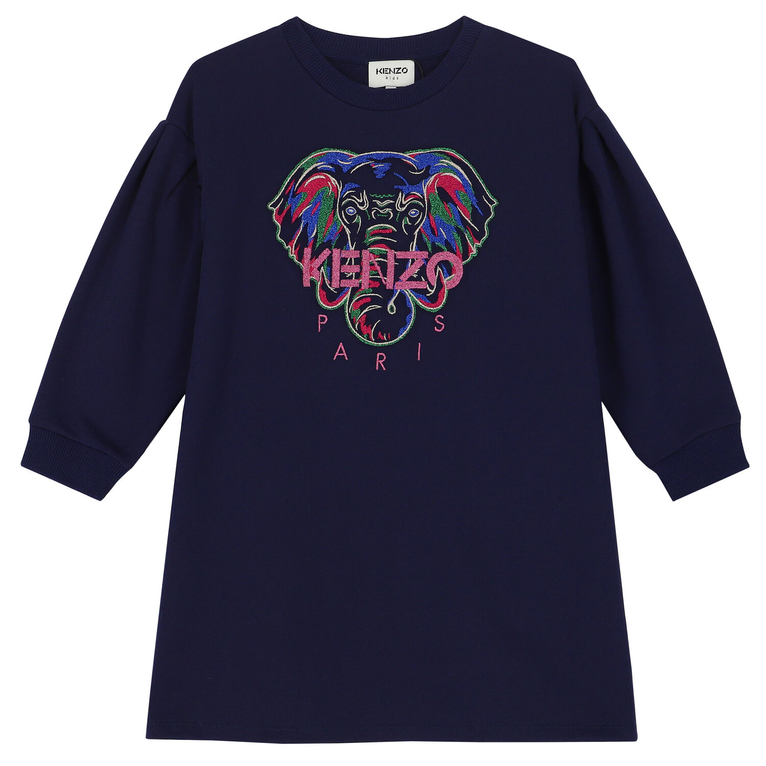 فستان بشعار الفيل باللون الكحلي, 1, hi-res