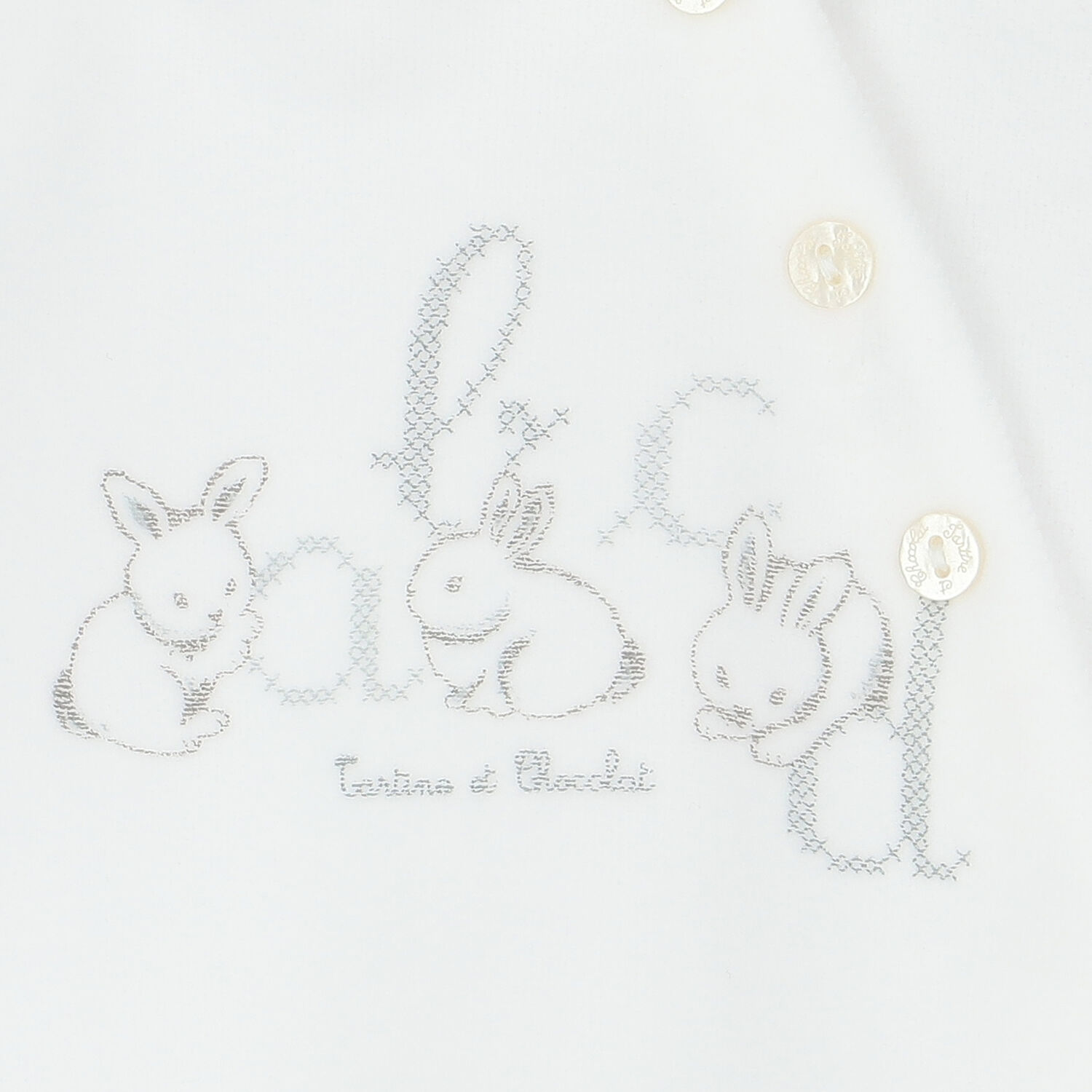 White Rabbit & Logo Babygrow, 1, hi-res