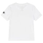 Boys White Logo T-Shirt, 1, hi-res