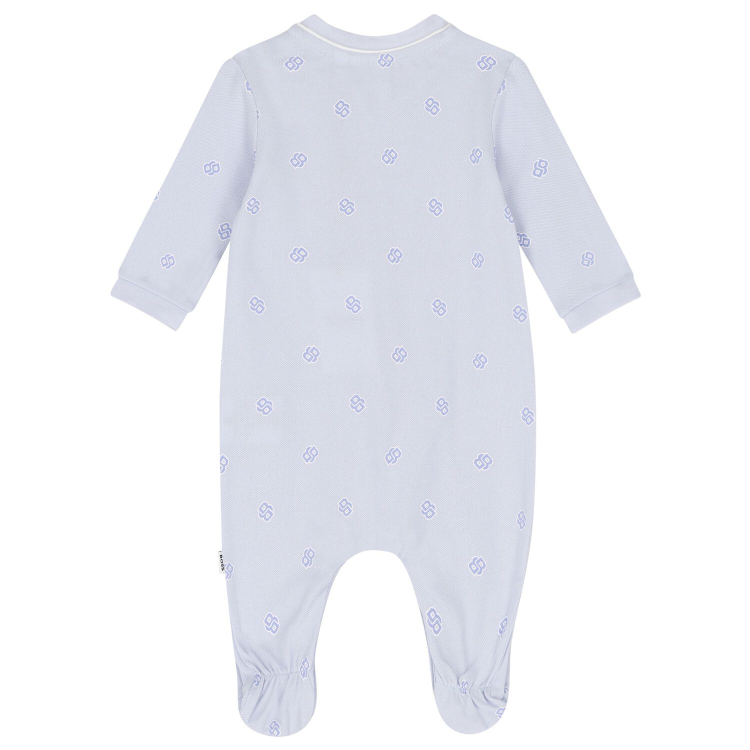 Baby Boys Blue Logo Babygrow, 1, hi-res image number null
