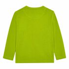 Boys Green Skater Long Sleeve Top, 1, hi-res