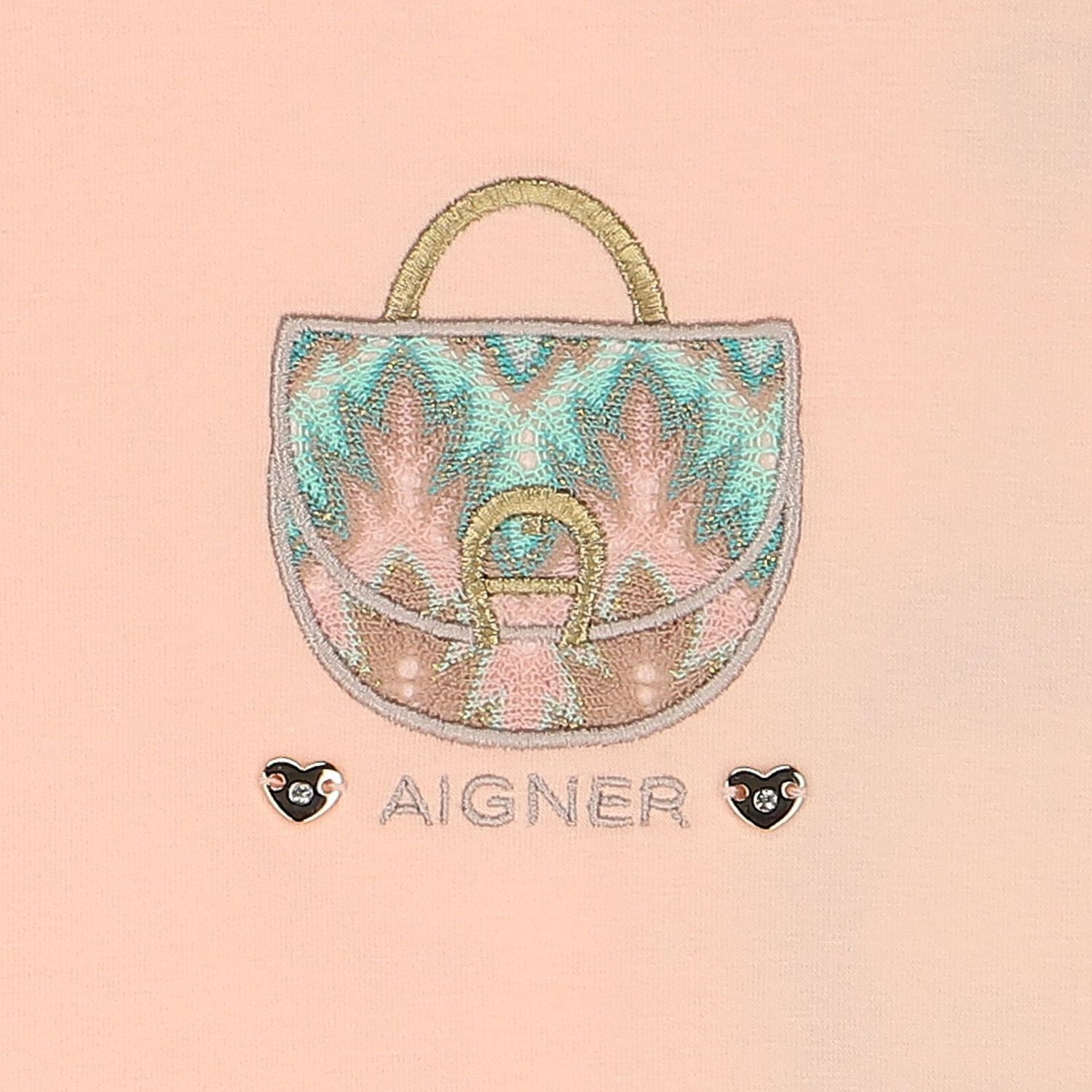 فستان بنات بالشعار باللون الزهري والأزرق الأكوا, 2, hi-res