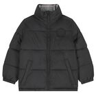 جاكيت منفوخ قابل للعكس منقوش باللونين الأسود والأخضر للأولاد, 1, hi-res