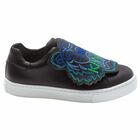 Boys Black Tiger Trainers, 1, hi-res