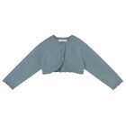 كارديجان محبوك باللون الأخضر للفتيات الصغيرات, 3, hi-res