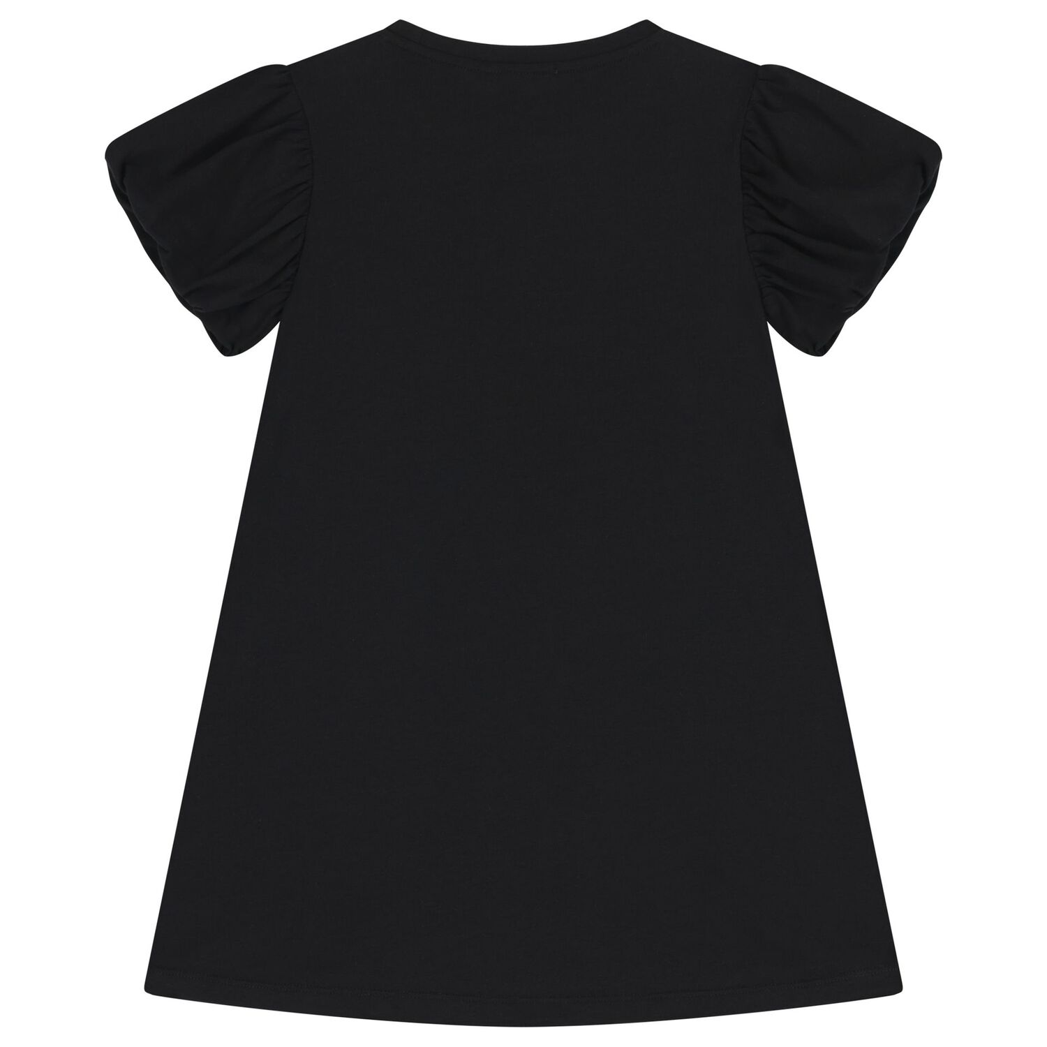 Girls Black Bag Logo Dress, 1, hi-res