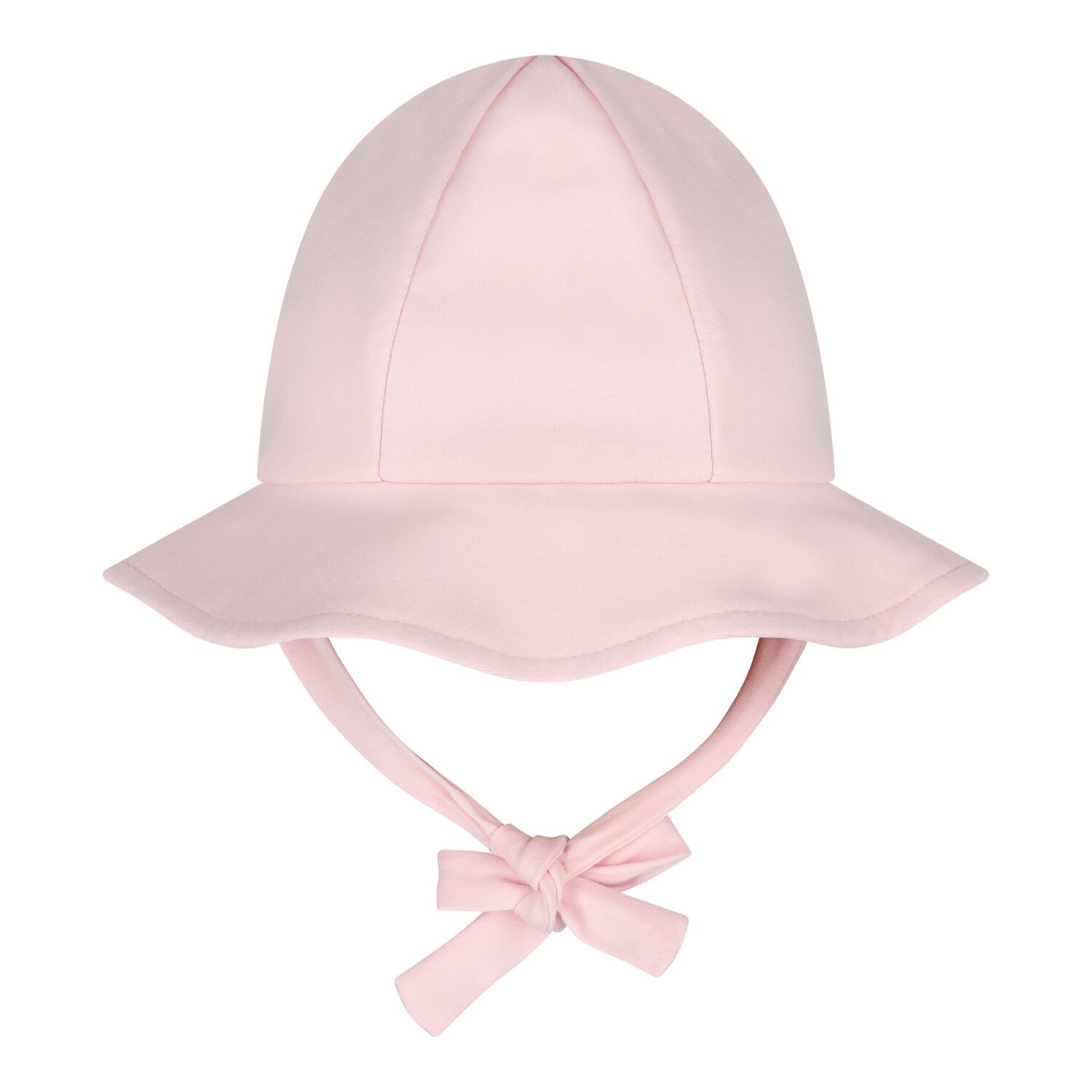 Baby Girls White & Pink Romper & Hat Set, 1, hi-res