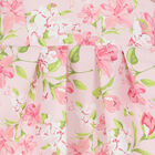 Girls Pink Floral Printed Dress, 1, hi-res
