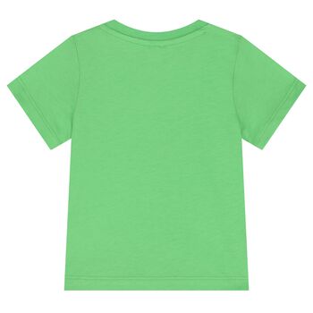 Younger Boys Green Sun T-Shirt