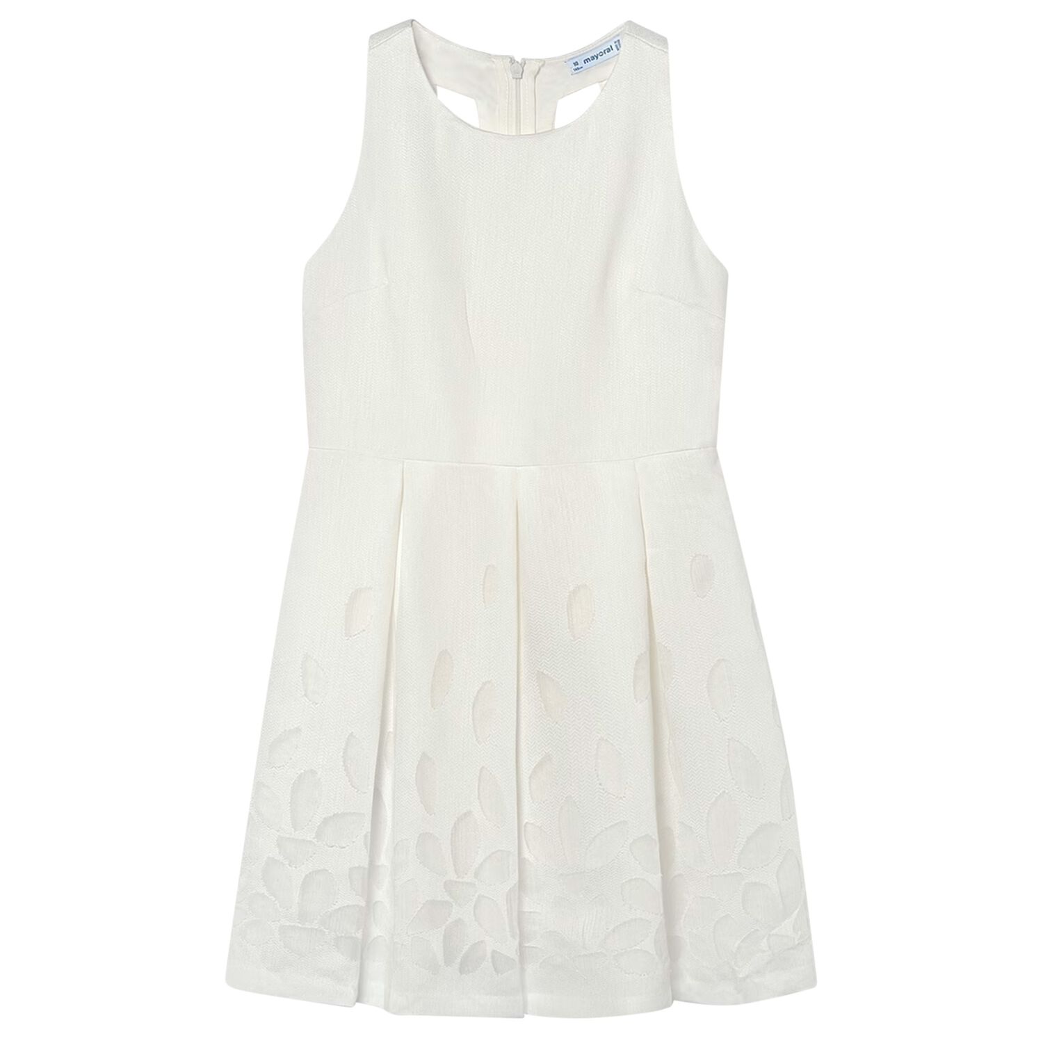 Girls Ivory Dress, 1, hi-res