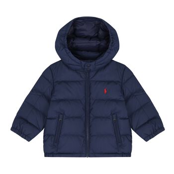Baby Boys Naby Blue Logo Puffer Jacket