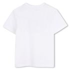 Boys White Logo T-Shirt, 1, hi-res