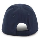Boys Navy Blue Logo Cap, 1, hi-res