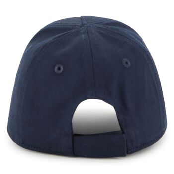 Baby Boys Navy Blue Logo Cap
