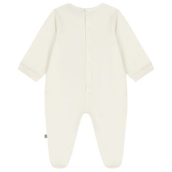 Ivory & Gold Logo Babygrow