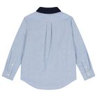 Boys Blue Polo Bear Denim Shirt, 1, hi-res