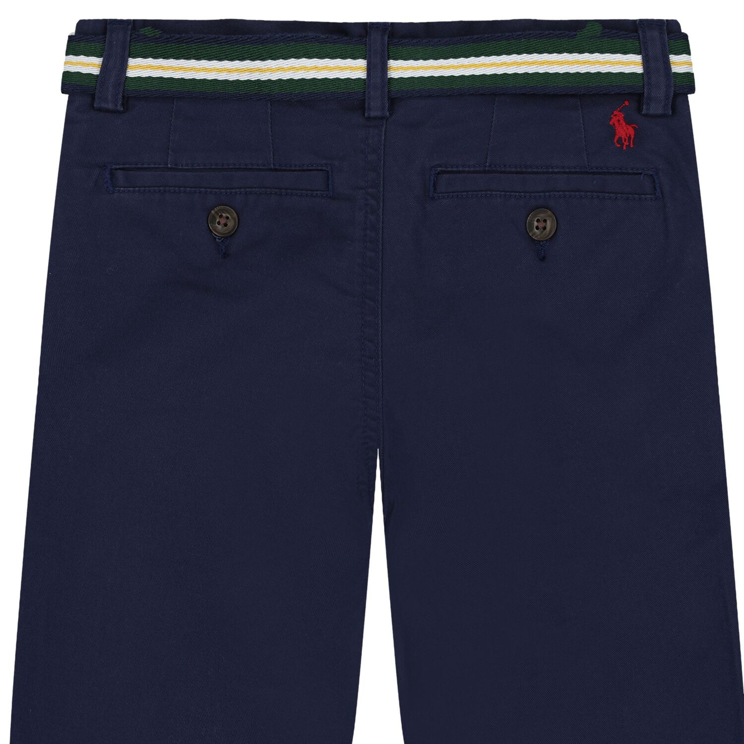 Boys Navy Blue Logo Trousers, 1, hi-res