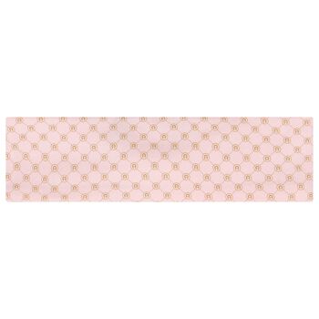 Baby Girls Pink & Gold Logo Headband