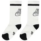 Boys White, Black & Grey Logo Socks ( 6-Pack ) , 1, hi-res