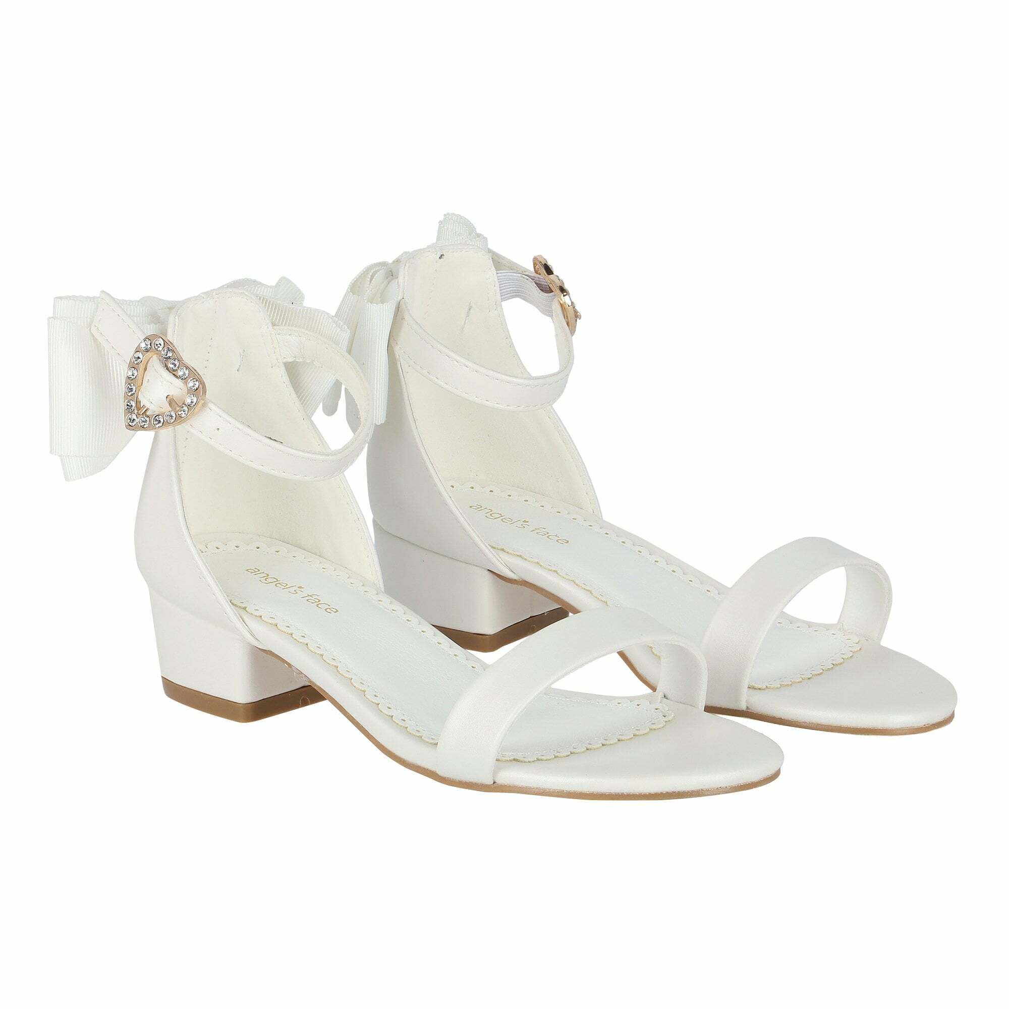 Angel s Face Girls White Sandals Junior Couture UAE