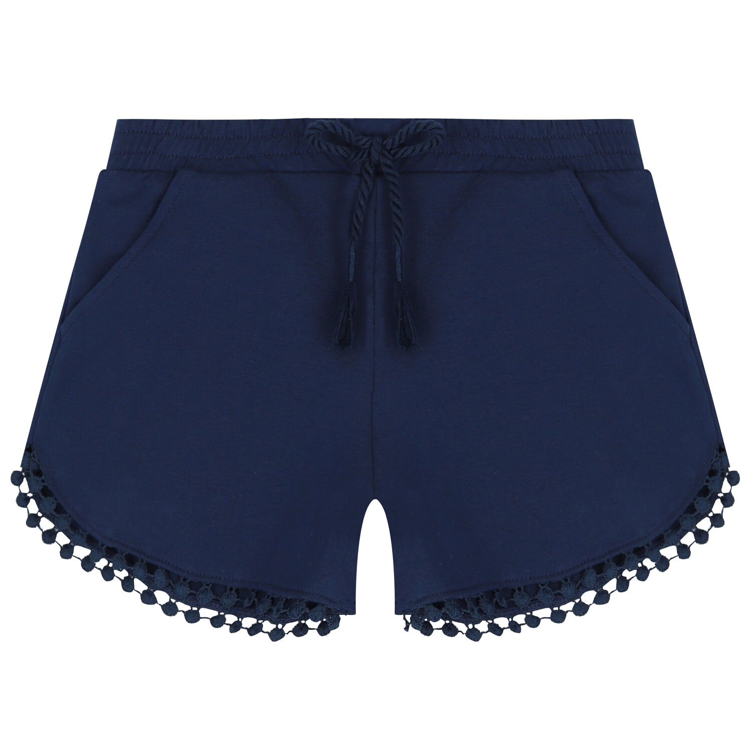 Girls Navy Shorts, 2, hi-res image number null