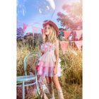 Girls Pink Sequin Tulle Dress, 1, hi-res