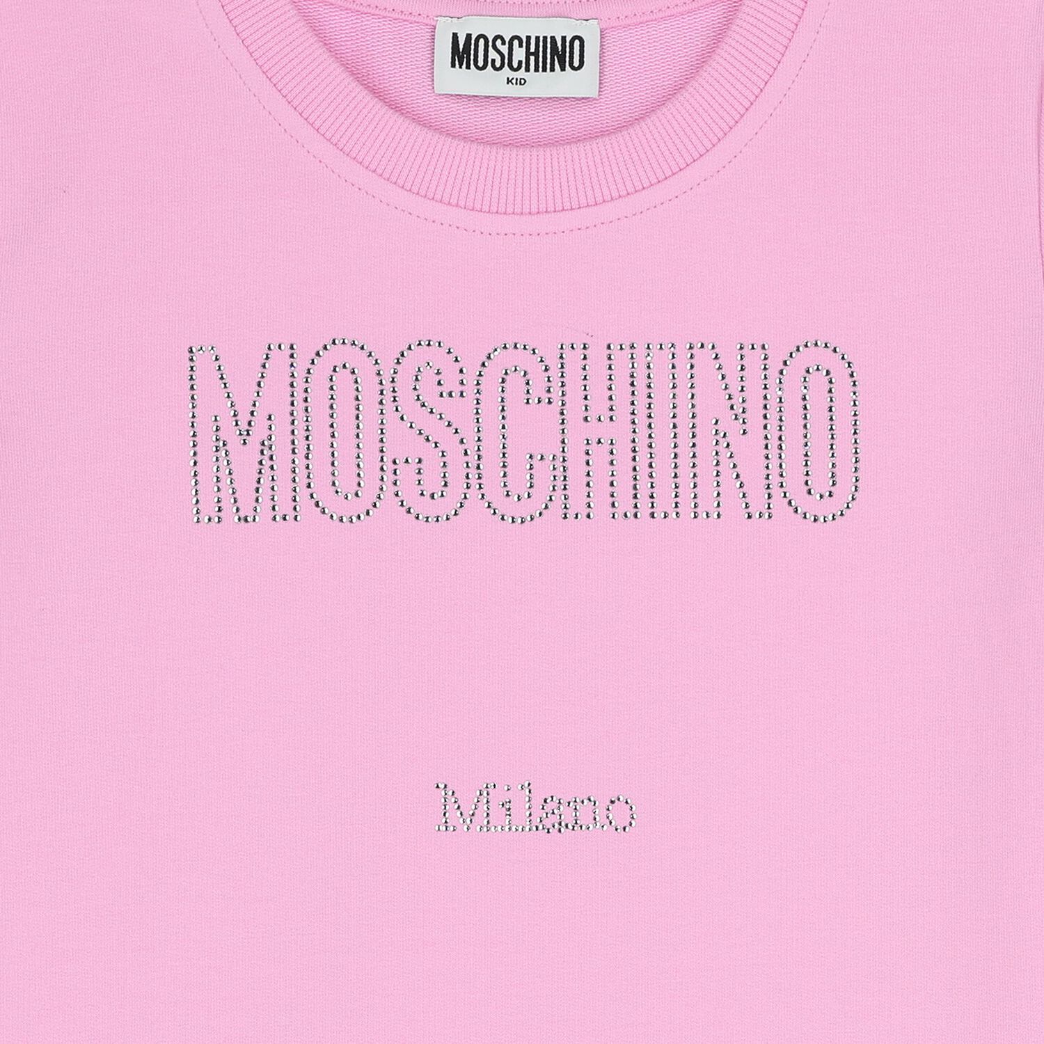 Girls Pink Logo Dress, 1, hi-res