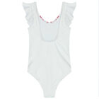 مايوة بنات بالزهور باللون الابيض, 1, hi-res