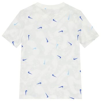 Boys White Logo T-Shirt