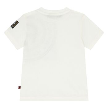 Younger Boys Ivory Logo T-Shirt