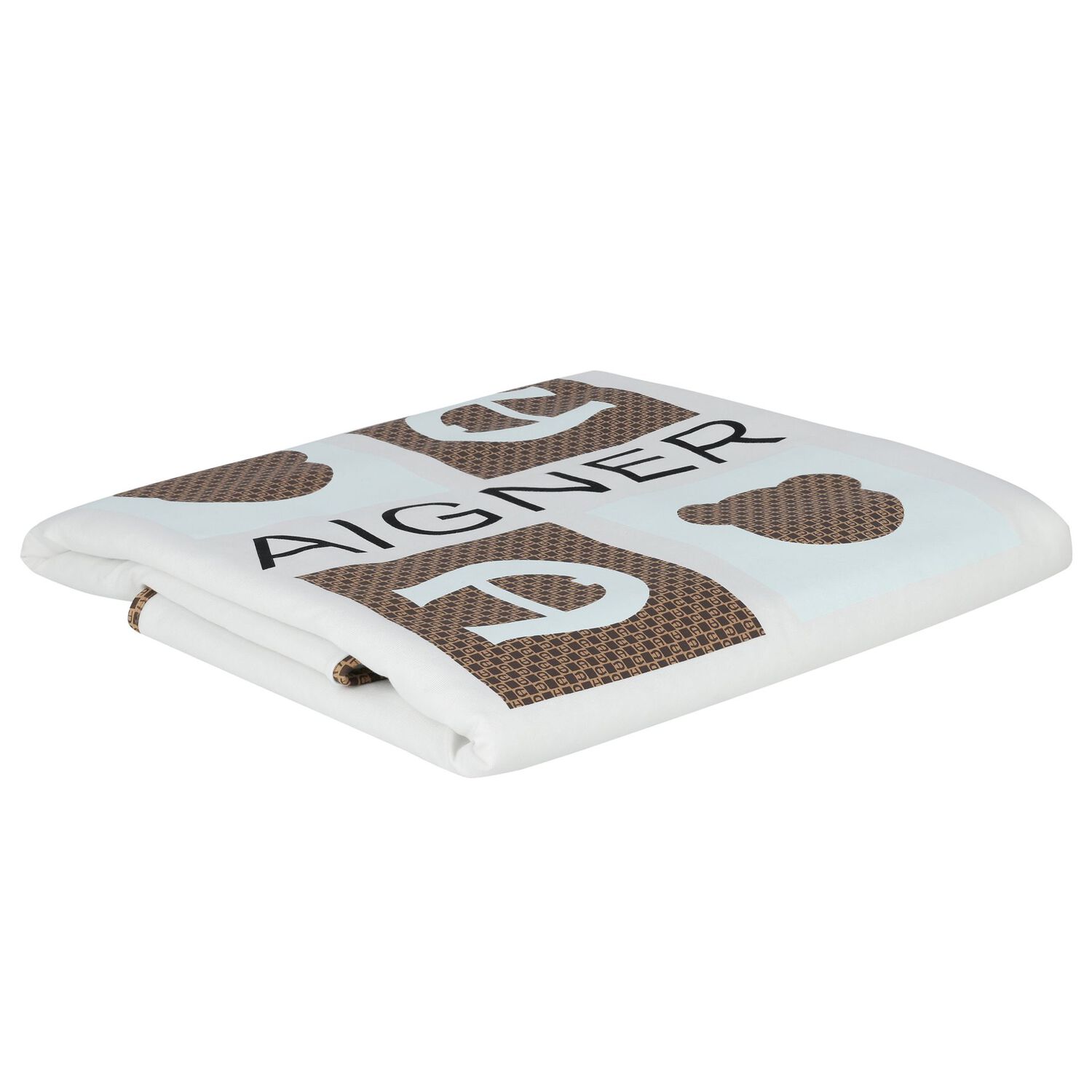 بطانية بالشعار باللون الأبيض و الازرق للأولاد, 1, hi-res