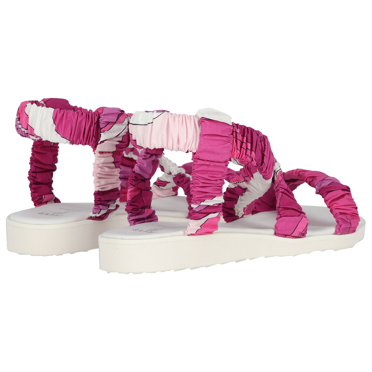 Girls Pink & Purple Sandals, 2, hi-res