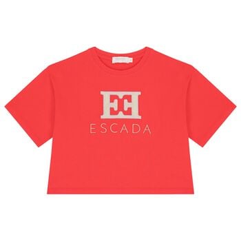 Girls Red Logo T-Shirt
