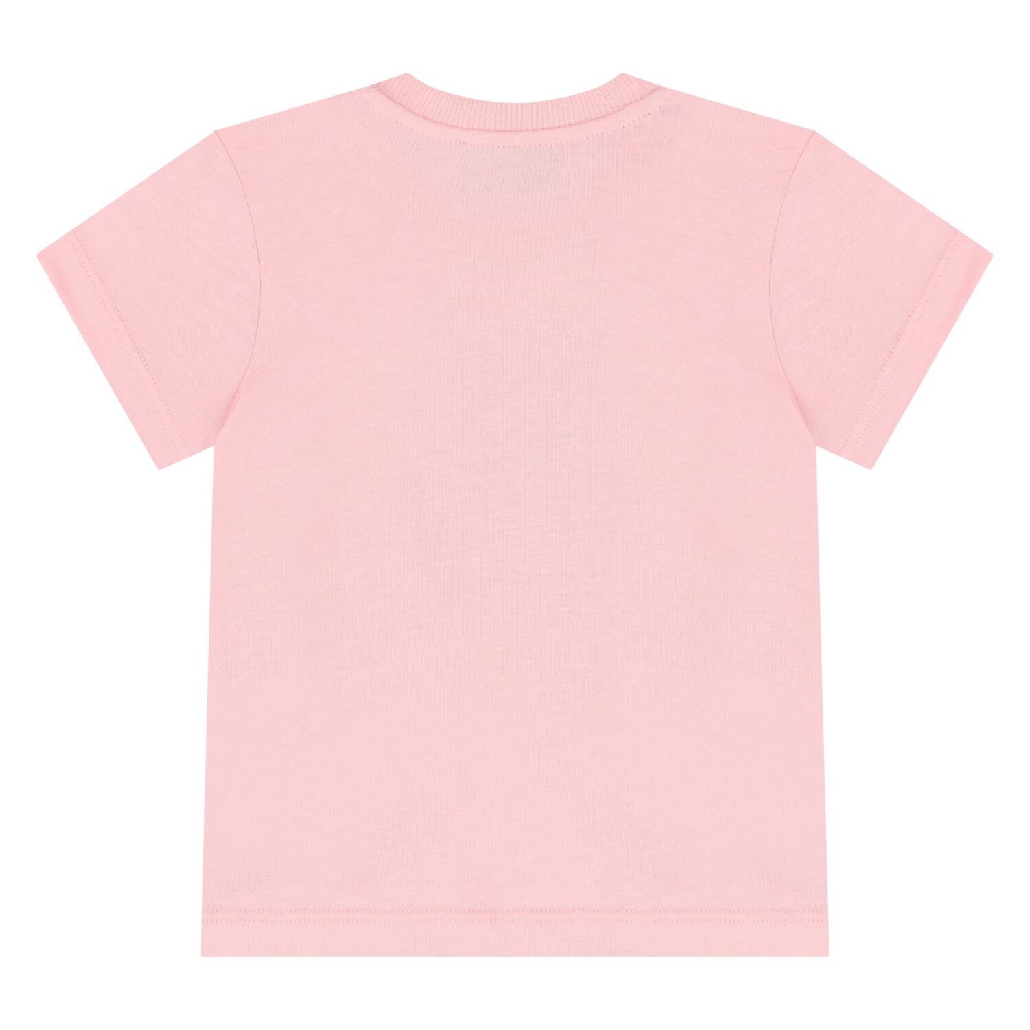 Younger Girls Pink Teddy Bear Logo T-Shirt, 4, hi-res