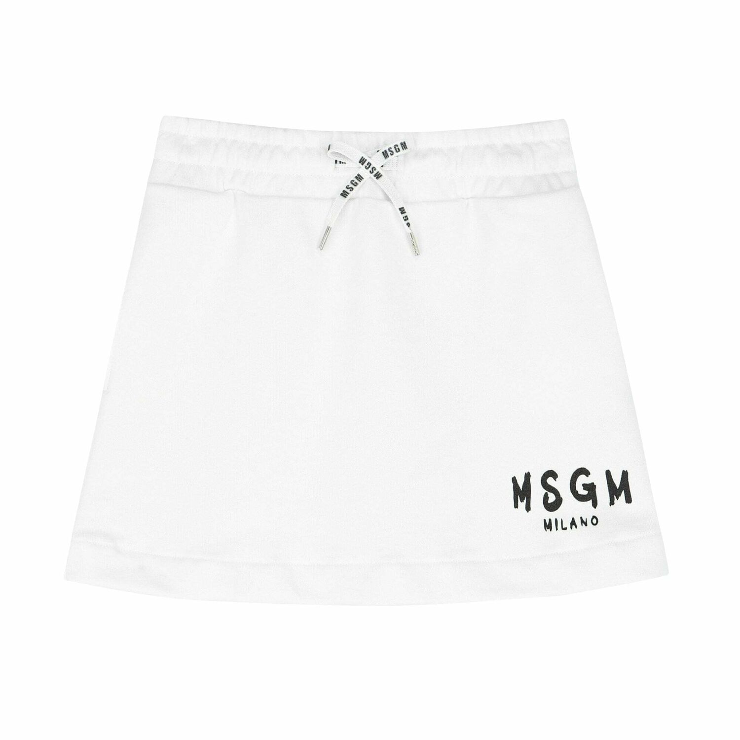Girls White Logo Skirt, 1, hi-res