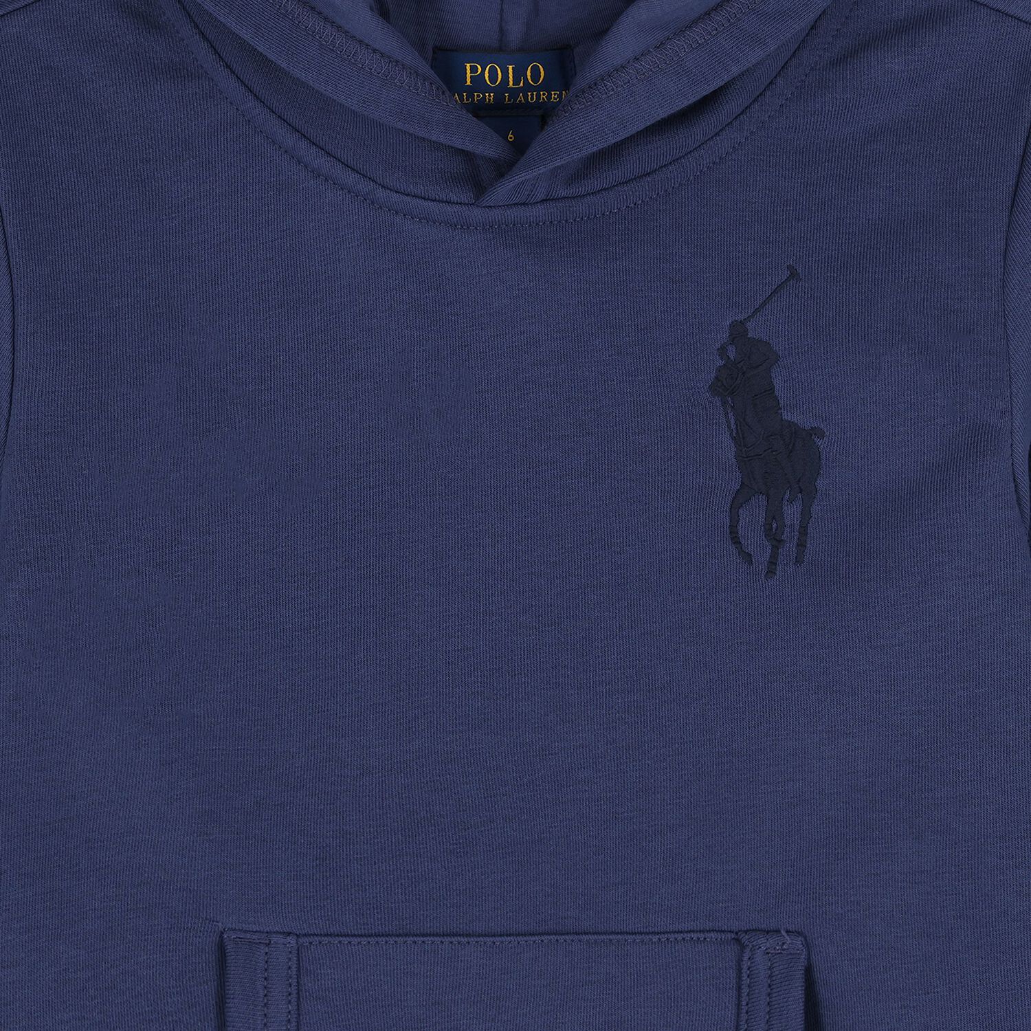 توب اولاد هودى بالشعار باللون الكحلى , 1, hi-res