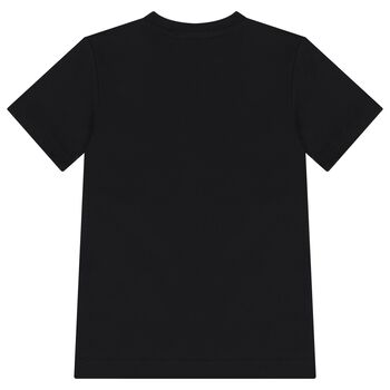 Boys Black Logo T-Shirt
