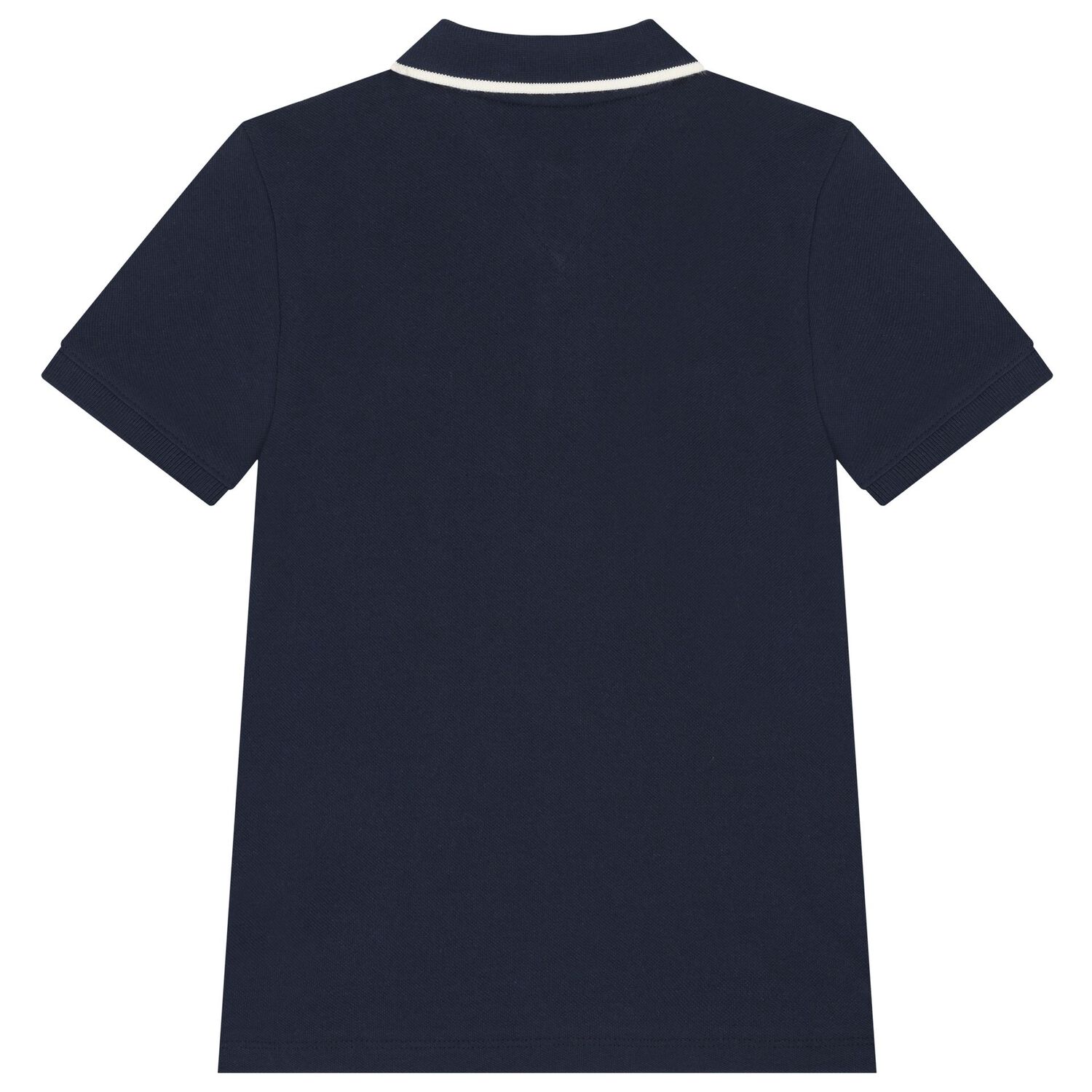 Boys Navy Blue Logo Embroidery Polo Shirt, 3, hi-res image number null