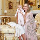 In Bloom Pink Baby Girls Swaddle Carré Blanket, 1, hi-res