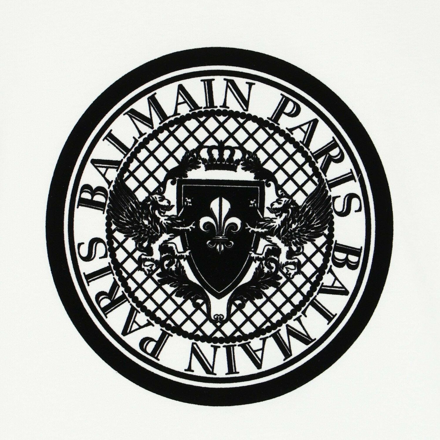 White & Black Logo T-shirt, 1, hi-res